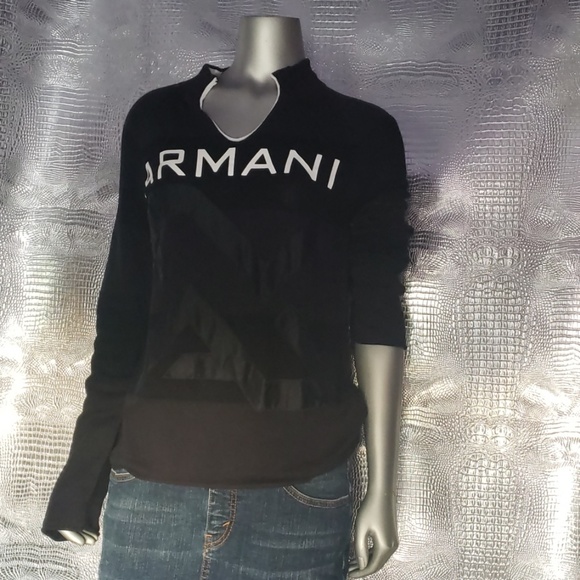 A/X Armani Exchange Jackets & Blazers - Ax Armani exchange Black sweater  large